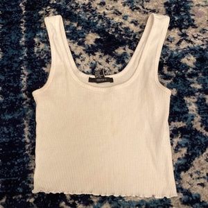 white tank top